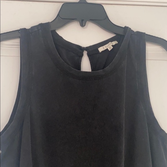 NWOT Adira Washed black sleeveless romper size M - Picture 4 of 14